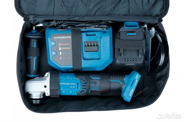 Болгарка аккумуляторная nordberg NE307K