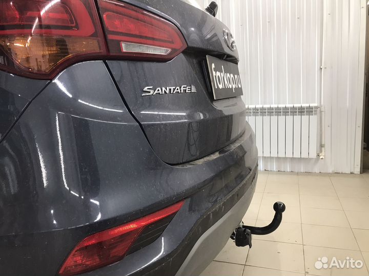 Фаркоп Лидер Плюс для Hyundai Santa Fe 2015-2018