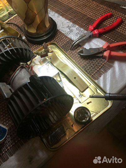 Ремонт мотора печки Фиат