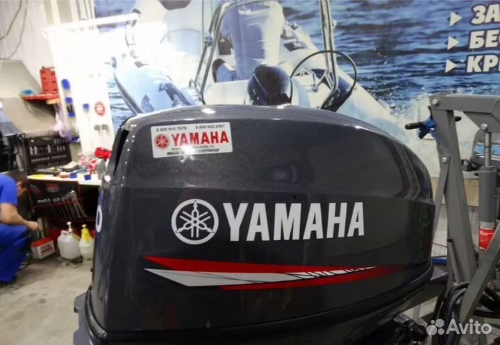 Лодочный мотор Yamaha (Ямаха) 40 xmhs витринный