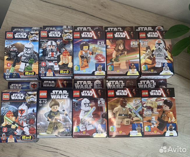 Lego Star Wars минифигурки аналог лот№2