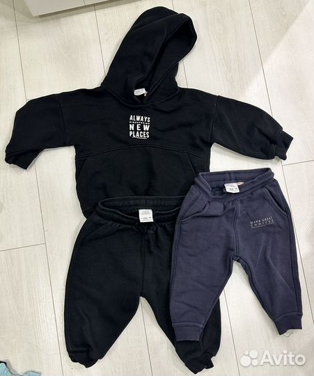 Костюм + брюки Zara, размер 9-12 месяцев