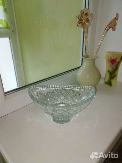 Конфетница-салатница и вазочка-керамика