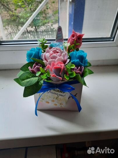 Мыльные букеты