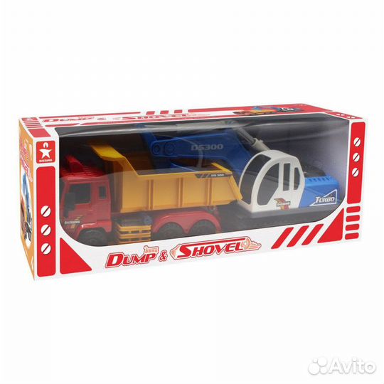 Набор игровой Daesung Самосвал и гусеничны