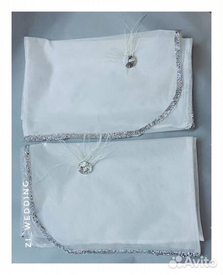 Свадебные бокалы, свечи, таросики