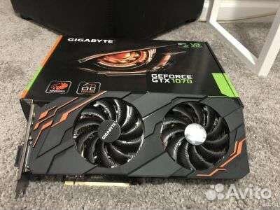 Видеокарта gigabyte gtx 1070