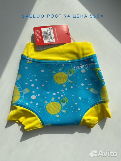 Подгузники для плавания плавки speedo новые 74
