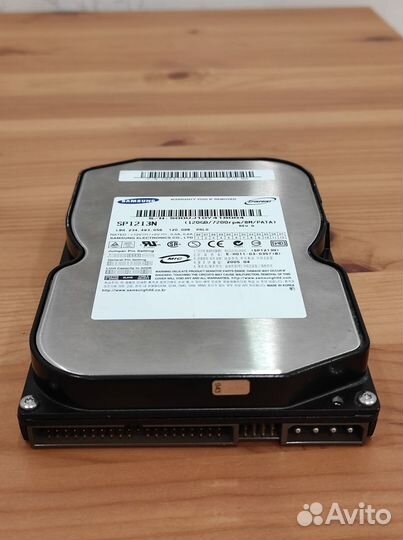 Жесткий диск HDD 120 Гб Samsung SP1213N IDE