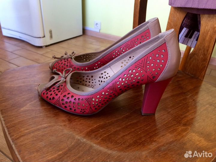 Туфли натуральная кожа 37,5