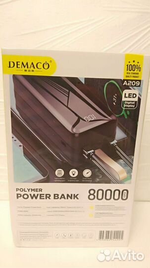 Повербанк Power Bank 80000 Mah Новый