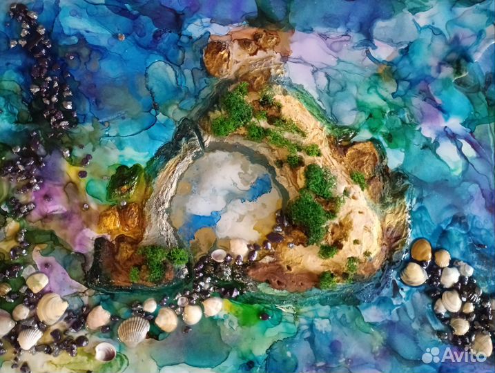 Картина смешанная техника