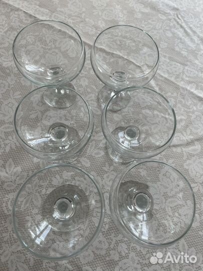 Бокал под шампанское/мартини/креманка и стопки