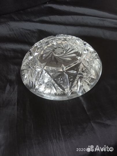 Две хрустальных пепельницы СССР