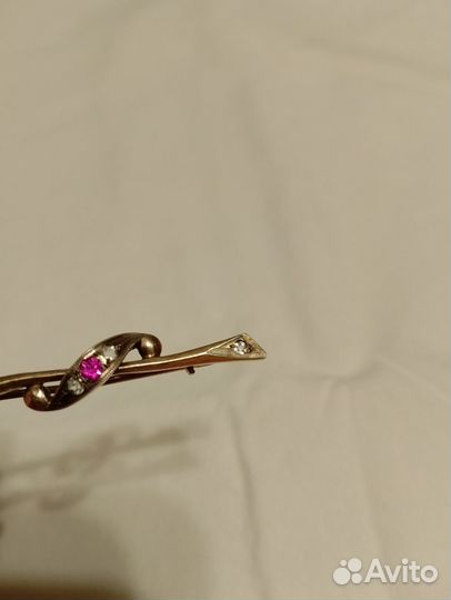 Брошь серебро винтаж