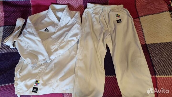 Кимоно для карате adidas 160см(подойдёт на 167)