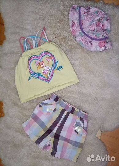 Вещи пакетом на девочку 2-3 года 92 -98