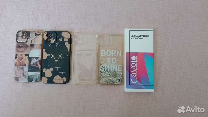 Чехлы на 11 айфон и защитное стекло