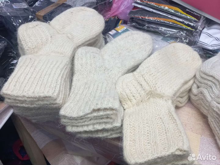 Шерстяные носки ручной вязка