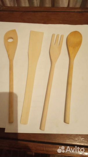 Кухонные предметы новые из дерева