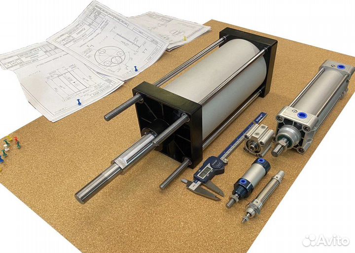 Пневмоцилиндр Festo dsbg-100-650-PPV-A (аналог)