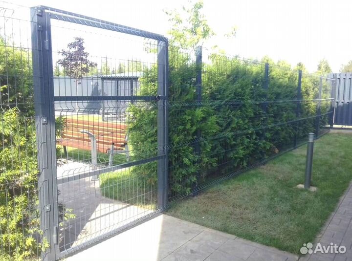 3Д сетка гиттер для забора