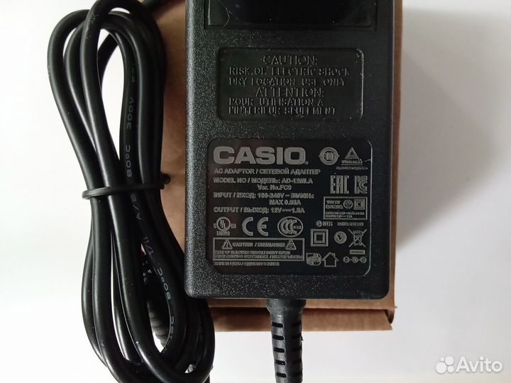 Блок питания для пианино Casio PX-700, PX-720