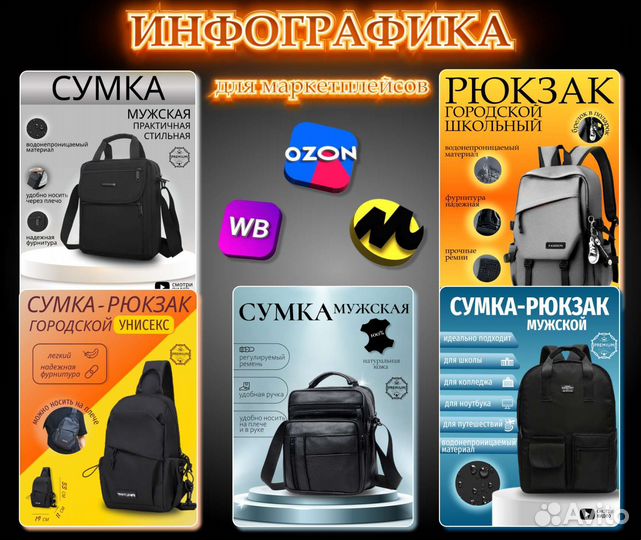 Дизайнер инфографики для маркетплейс