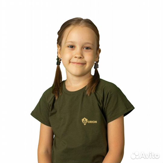 58270 Футболка детская Classic Kids, хлопок, хаки