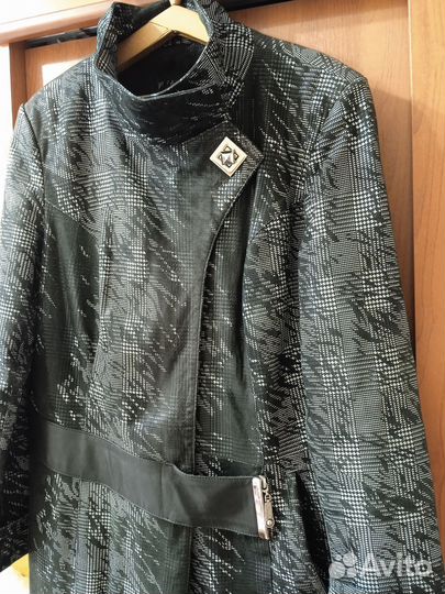 Кожаный плащ женский натуральная кожа