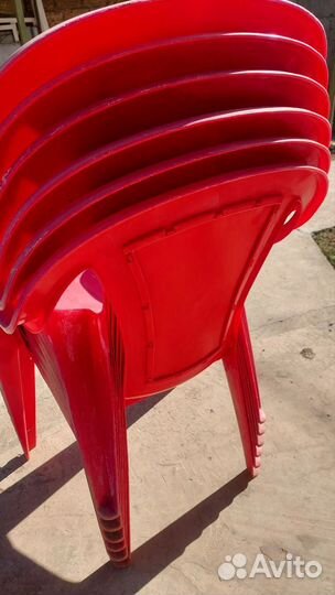Пластиковые столы и стулья бу