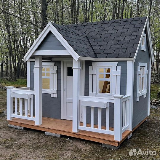 Детские игровые домики, площадки от производителя