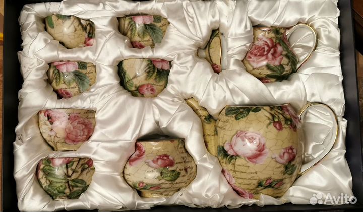Сервиз чайный, чашки, чайная пара