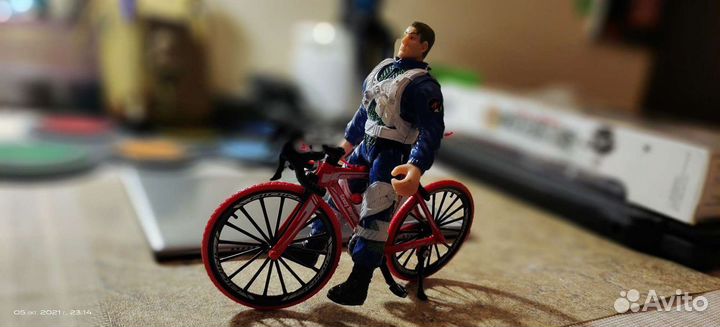 Модель велосипеда металл