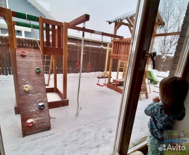 Горка всесезонная с игровой зоной