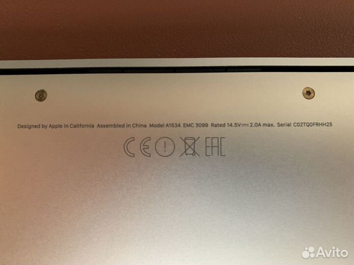 Apple MacBook Air 12 золотой