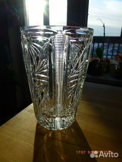 Вазы винтаж хрусталь для цветов времен СССР от