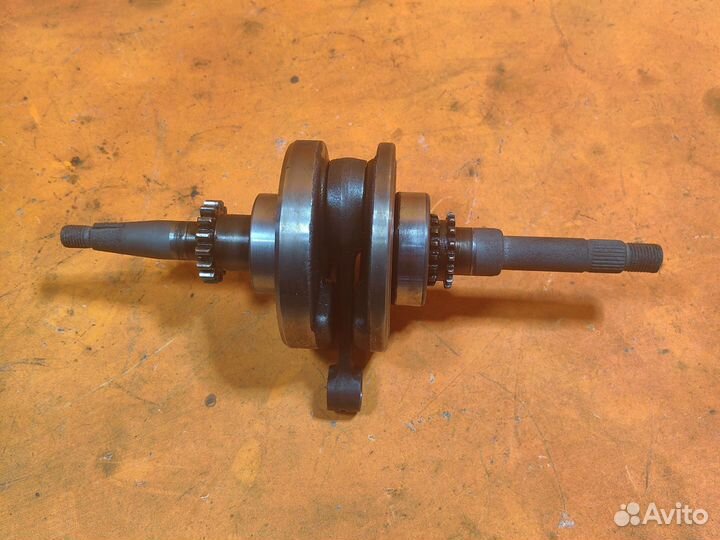 Коленвал двигателя 139qmb бу в хорошем состоянии