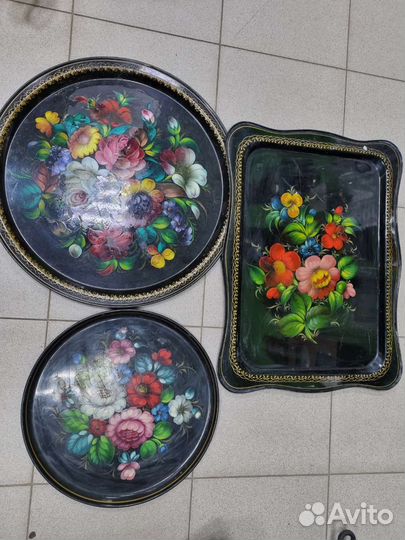 Поднос. Жостово. Времён СССР