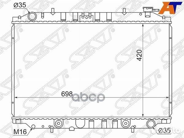 Радиатор Nissan Serena 91-01 / Largo 93-99