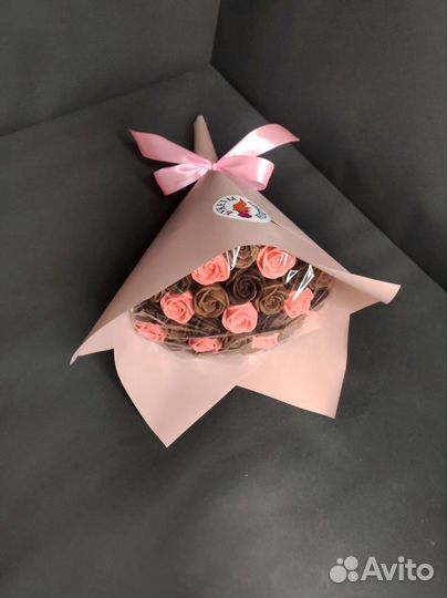 Букет - 29 Роз из Бельгийского Шоколада