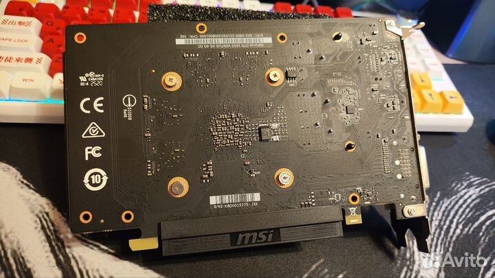 Видеокарта MSI GeForce GTX 1650 ventus XS OC