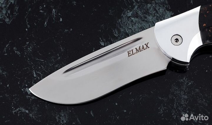 Складной нож Ястреб, сталь Elmax, рукоять накладки
