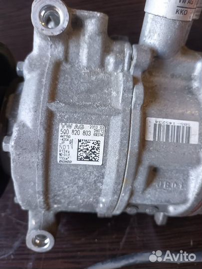 Компрессор кондиционера для Шкода Рапид Октавия