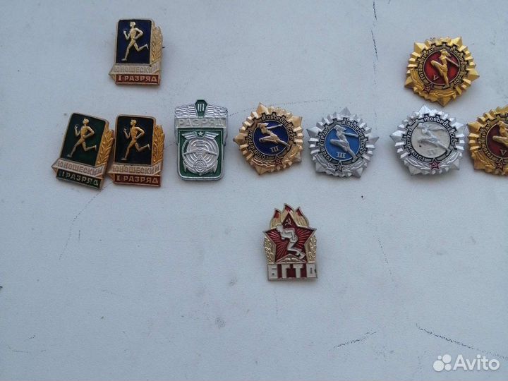 Знак спортивный СССР новый разряд,бгто,гто