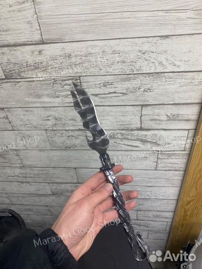 Нож вилка кованная