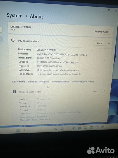 Lenovo v15 g2