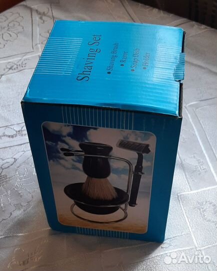 Набор для бритья: Помазок, чаша и подставка