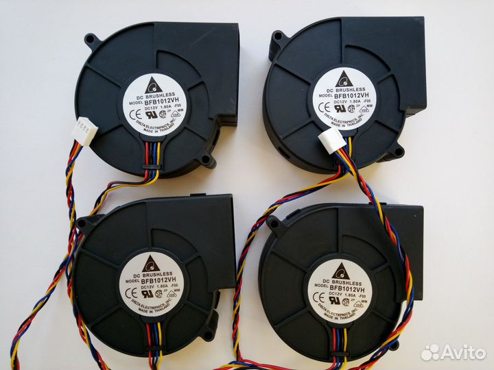Вентилятор кулер улитка bfb1012vh 4-pin