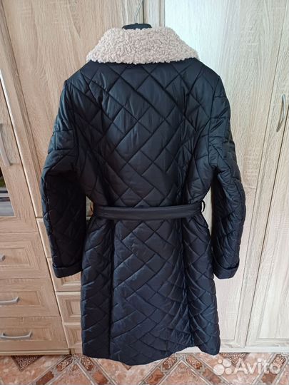 Пальто женское демисезонное 50 черное